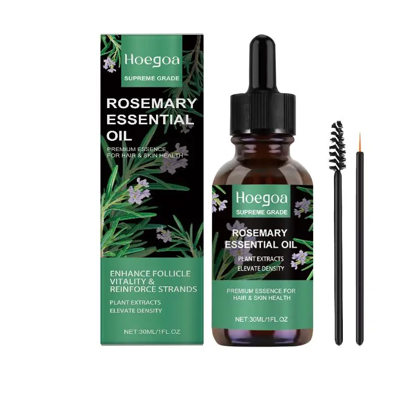 Hoegoa rosemary hair care essential oil mildly nourishes and smoothes hair, scalp massage, daily hair care  oil