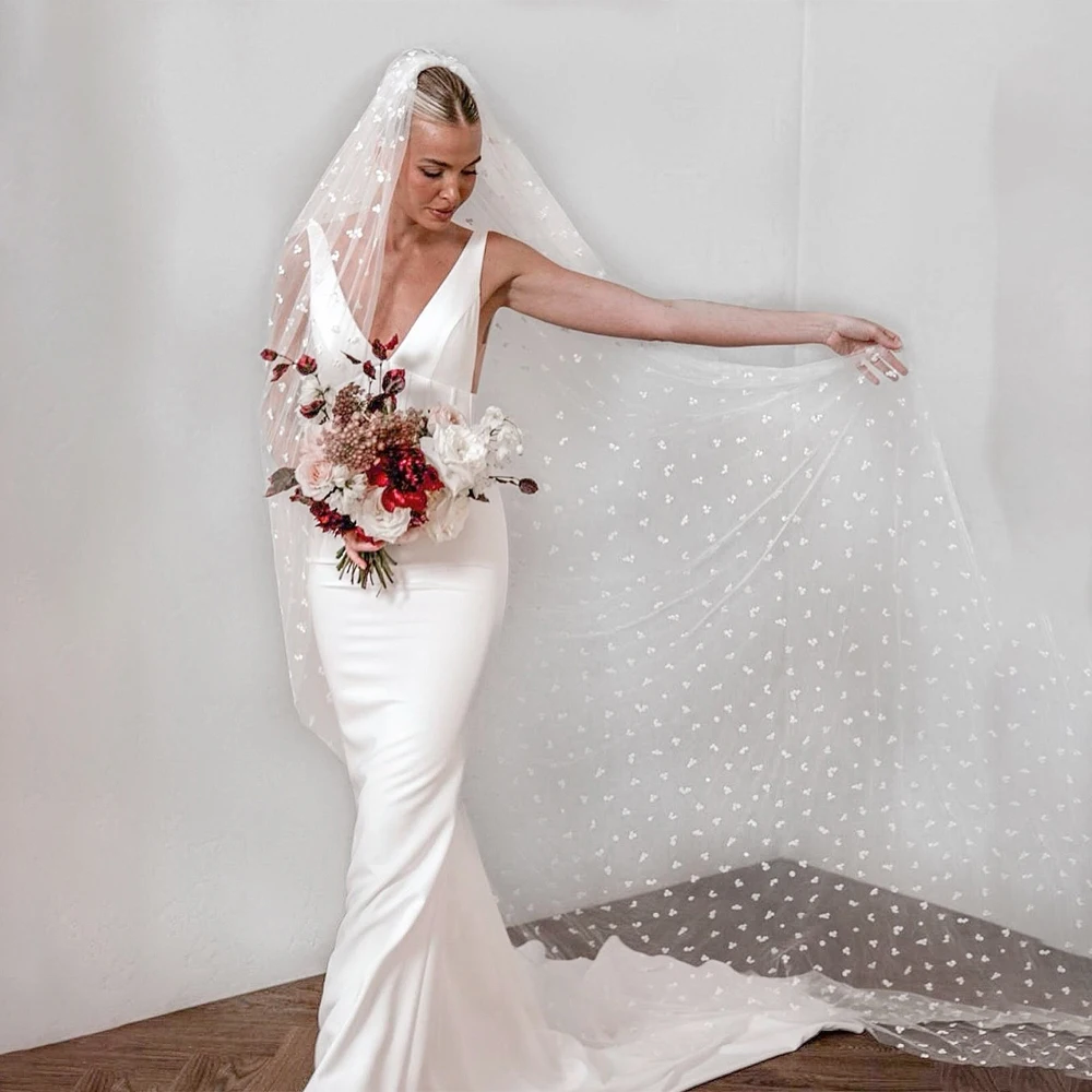 

Elegant V Neck Sheath Mermaid Wedding Dresses Spaghetti Straps Sleeveless Bridal Dress For Wedding Evening Gown Vestido De Noiva