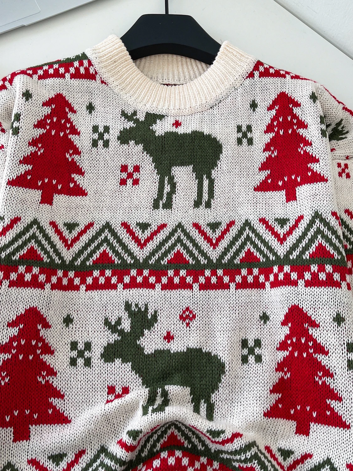 سترة محبوكة من Cisas Aosphere سترة نسائية شتوية كسول ريترو متعددة الاستخدامات شبابية مستديرة Ne Long Sve ملابس تريكو علوية #3