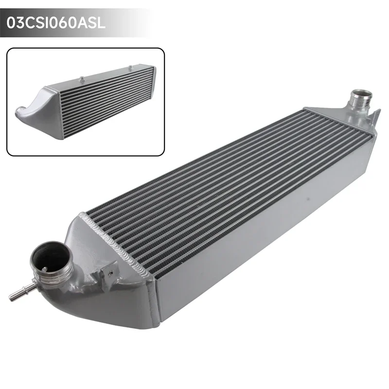 Performance FMIC Front Mount Intercooler Kit Competition Fits For Ford Focus  EcoBoost Mk3 1.6L Silver