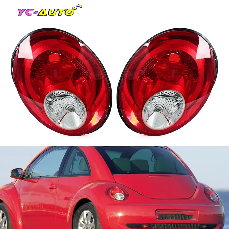 For Volkswagen VW Beetle 2006-2012 Rear Bumper Tail Light Brake Lamp Fog Light Tail Lamp Cover Car Accessories No Bulb