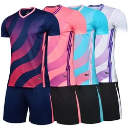 Kids Child Men Women Football Jerseys Men Boys Soccer Clothes Sets Short Sleeve Adult Children Soccer Tracksuit Jersey