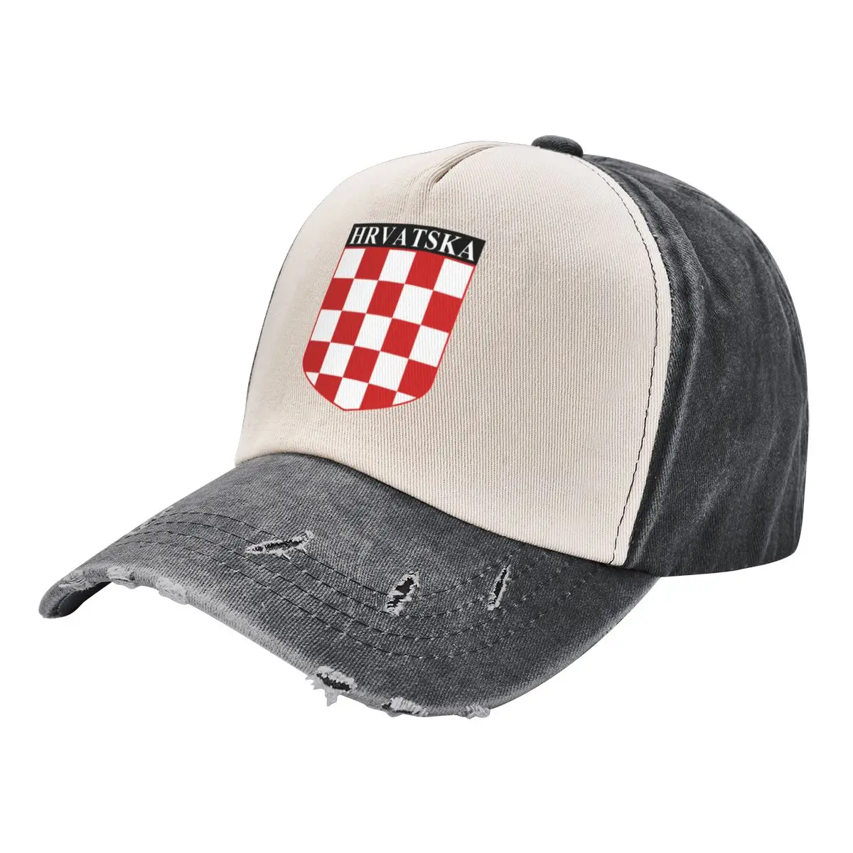 

Croatian Grb Version XXI Hrvatska Baseball Cap Sports Cap Snapback Cap Women Beach Fashion Men's