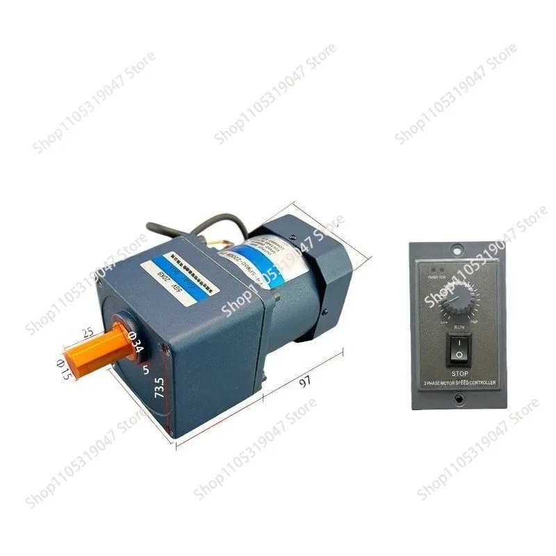 Permanent Magnet Synchronous Reduction Motor Single Phase High Power AC Motor with Integrated Gearbox 60W