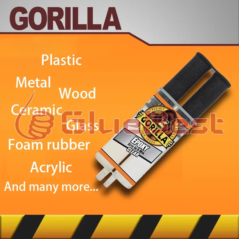 GORILLA Epoxy Clear AB Curing Agent for Resin Rubber Plastic Metal Wood Glass and Foam Applications Original Product