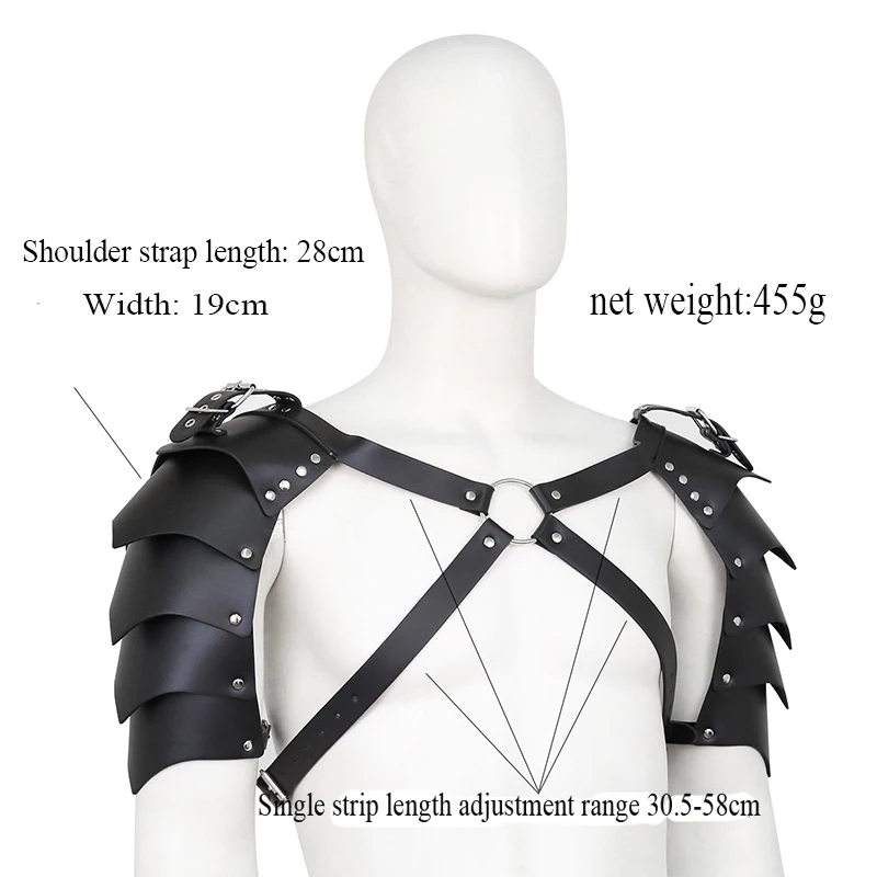 Men Leather Harness Leather Fetish Gay Adjustable Sexual Body Bondage Gay Clothing for Adult Sex Nightclub Wear Restraint Belts