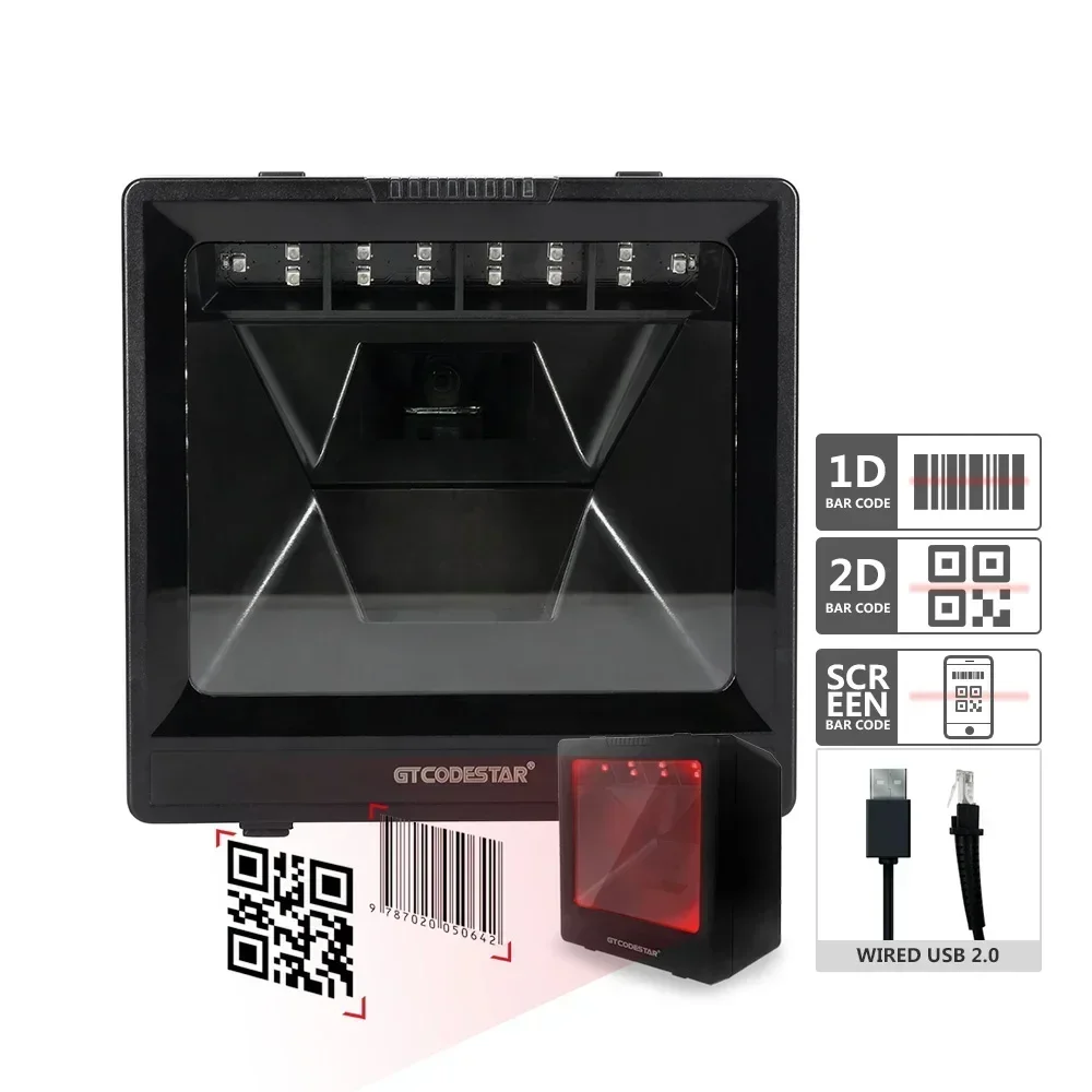 

Cross-borderQuick Scanners For Store Automotriz 2D Code Marker Alipay Desktop Qr Barcode Reader