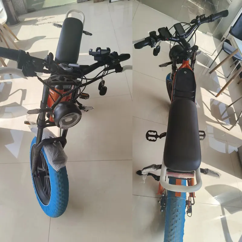 Sepeda Listrik Hybrid Ban Tebal Super Tahan Lama STLF 48V 750W/1500W, Sepeda Motor Listrik, Sepeda Gunung Listrik