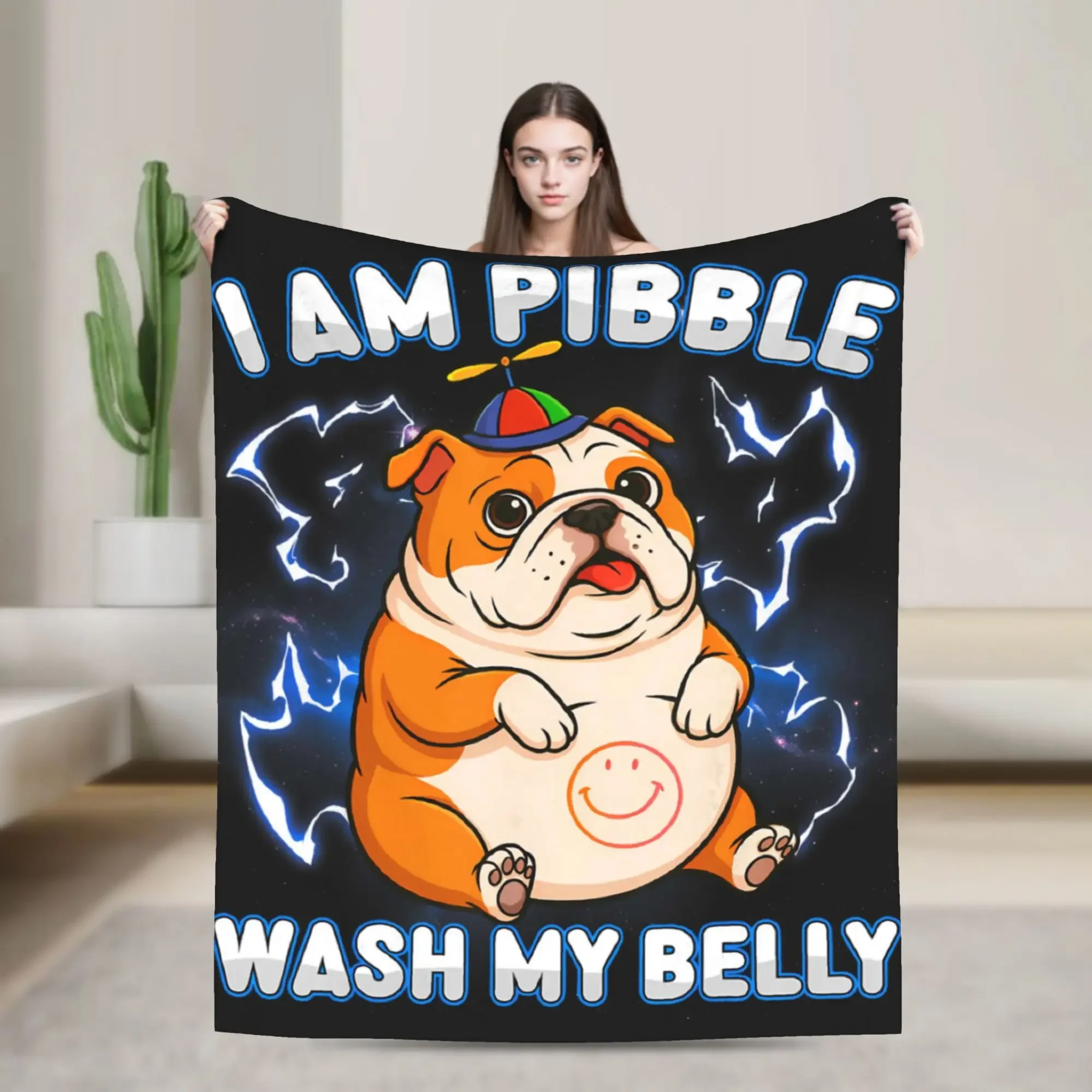 

Плед с забавным мемом про животных и собак, супермягкий, для осени, для детей, мальчиков и девочек, для гостиной, с графическим рисунком, покрывало на кровать