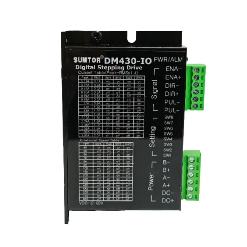 

Оригинальный драйвер для шагового двигателя DM430-IO Microstep Драйвер шагового двигателя