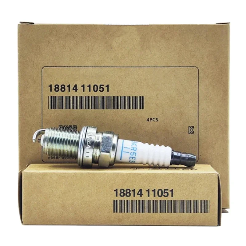 

4/6PCS 18814-11051 BKR5ES11 Iridium Spark Plug For Hyundai Elantra Sonata Accent Getz Tiburon 18814 11051 BKR5ES-11 1881411051