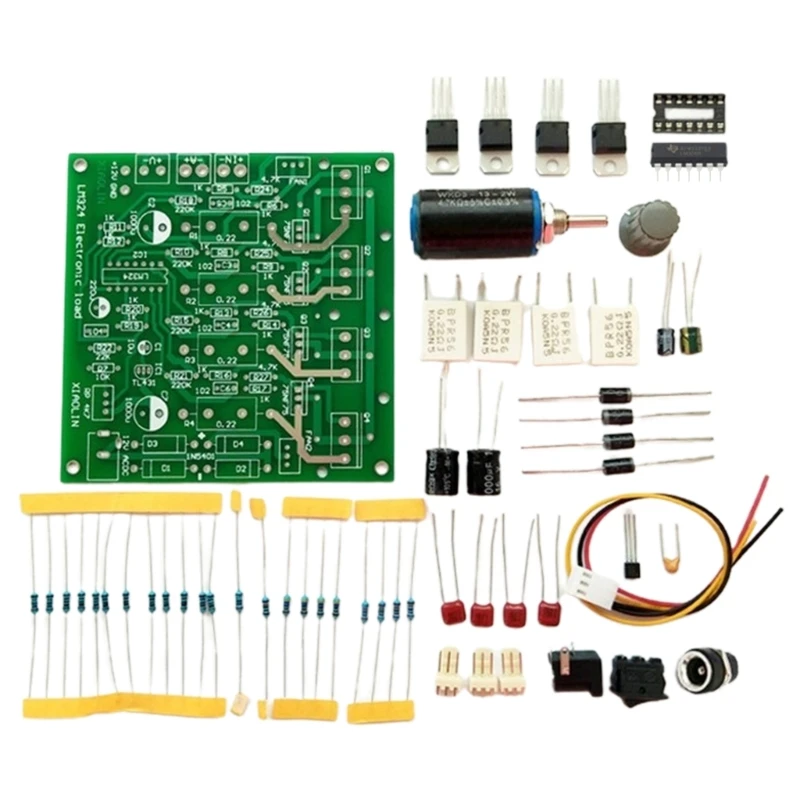 150W 10A Elektroniczny tester obciążenia prądu stałego Test pojemności rozładowania akumulatora Test rozładowania Zestawy DIY