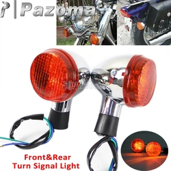 Emark E13 Turn Signals Light Motorcycle Turn Signal Indicator Amber Light Blinkers Flashing For Honda Shadow 400 750 VT750 04-07