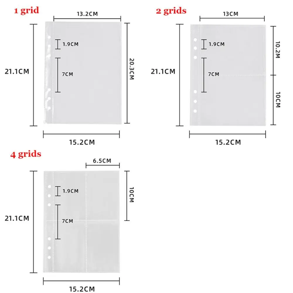 A5 Laser Star Zipper Binder Collect Book Refill Organizer Loose Leaf Photocard Holder Stationery Supplies PVC