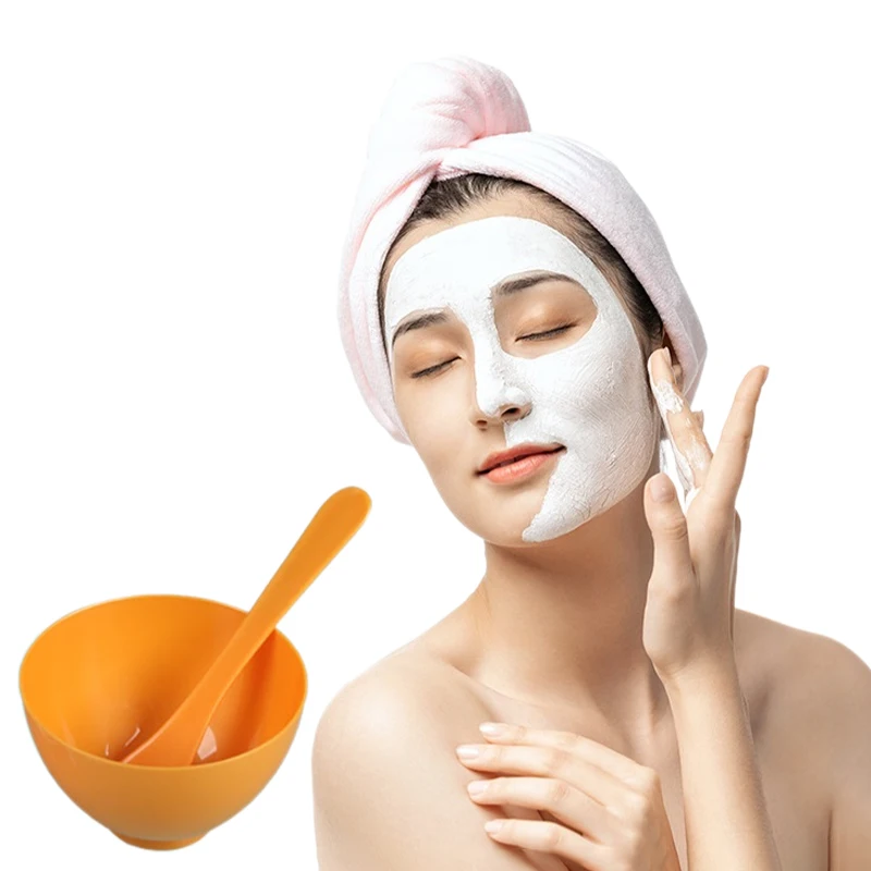 3pcs/set Facial Brush Mask Bowl Spoon Set Mask Brush Bar DIY Beauty Tools Mixing Tools Skin Care Makeup Supplies Woman