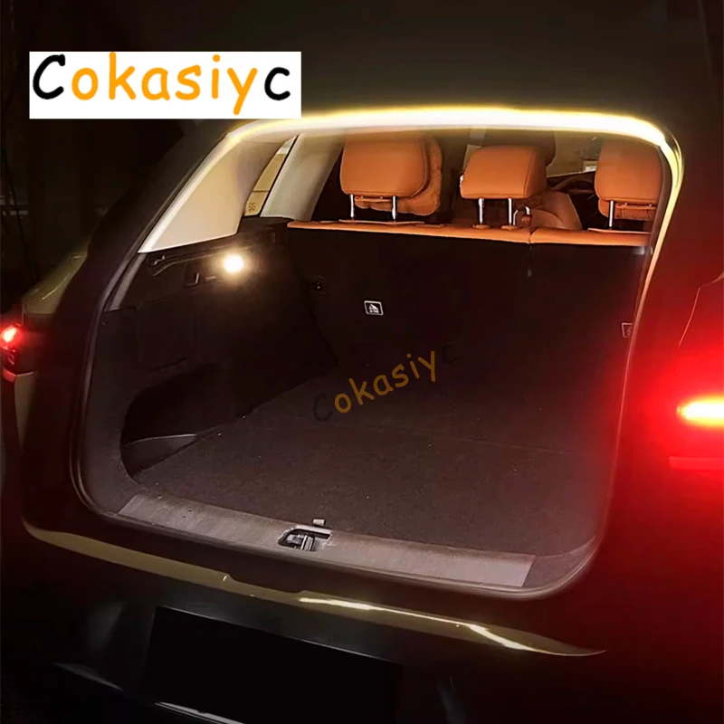 Car Rear Trunk LED Light Bar Strip Interior Brightening For Leapmotor C10 2024 2025 2026 Decorative Lamp Strip Automatic Light