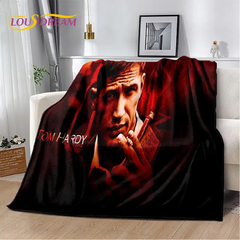 3D Printing Tom Hardy Actor Star Soft Plush Blanket,Flannel Blanket Throw Blanket for Living Room Bedroom Bed Sofa Picnic Cover