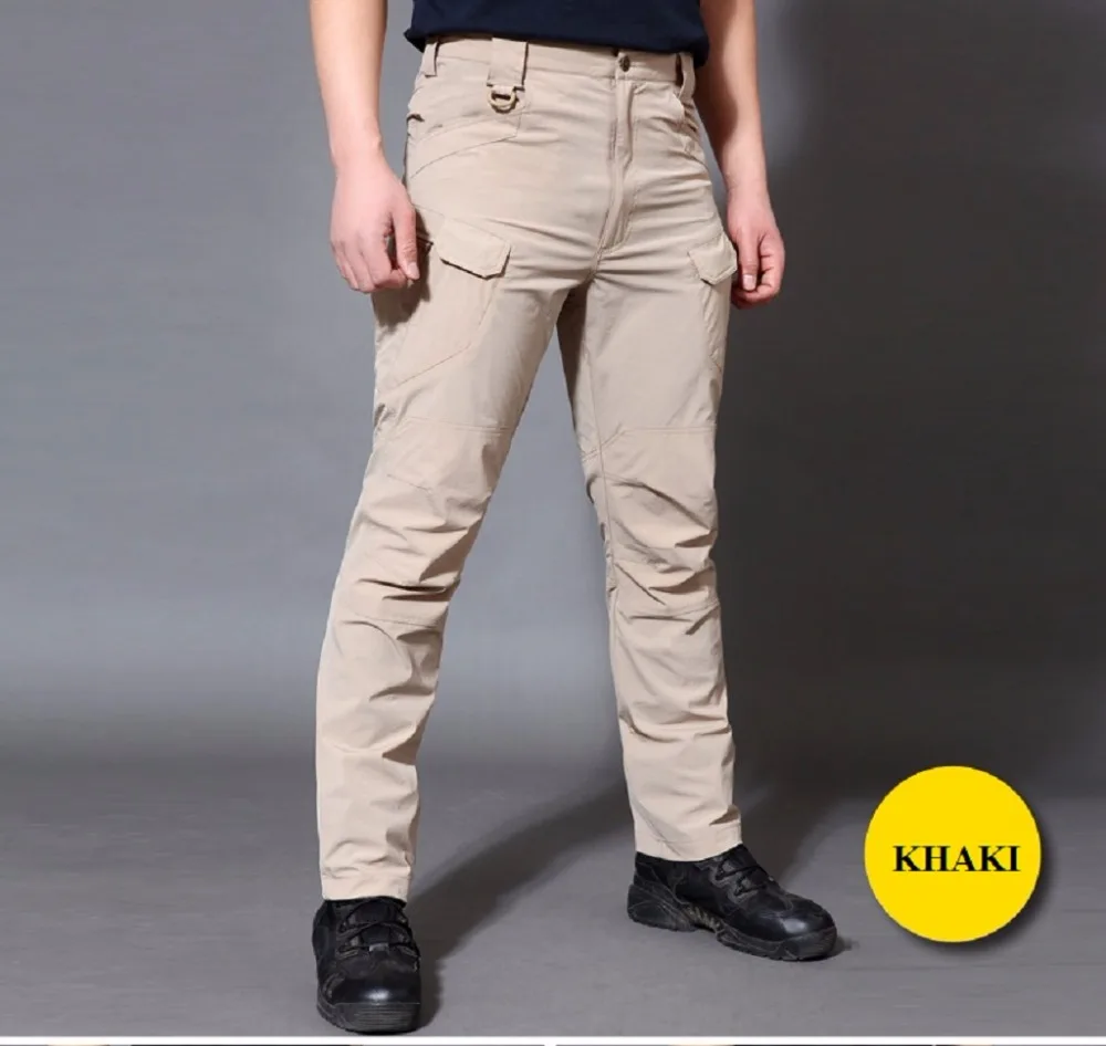 IX7 Taktische Hose Sicherheit Polizei Schwarz Grün Khaki Cargo Kampf Outdoor Militär Wandern Angeln Freizeithose Arbeitshose