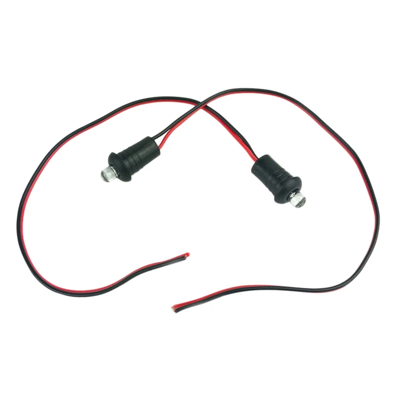 2 uds 12V azul intermitente simulado alarma de coche falso montaje en tablero luz LED accesorios de motocicleta