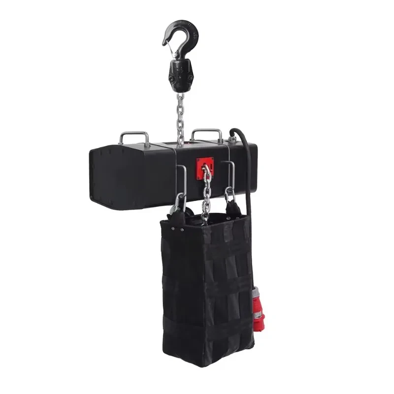 Truss Motor Driven Hoist 500kg 1000kg Stage Lifting Equipment With Alloy Steel Forged G80 Grade Chain Concert Theater Rigging