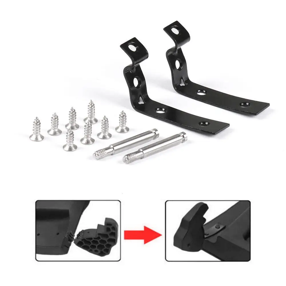 Glove Box Hinge Snapped Repair Kit Fit For Audi A4 S4 B6 B7 Lid Repair Kit 2001-2008 Seat Black 