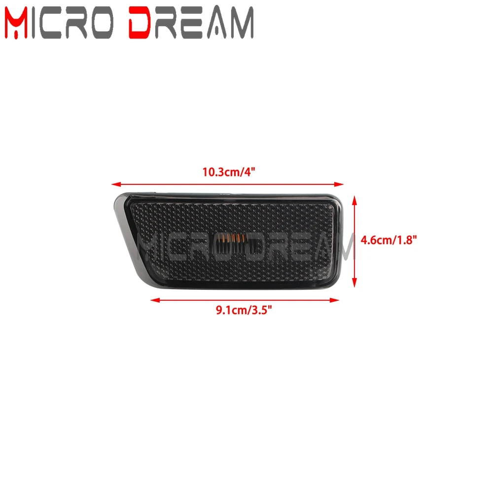 2 قطعة LH/RH LED الوفير الجانب الأمامي ماركر ضوء المصد الخلفي ضوء مصباح بدوره إشارة المؤشر ل 2021 2022 2023 فورد برونكو سبورت #3