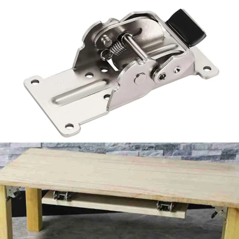 Self Locking Hinge 0/90/180 Degrees Practical Heavy Duty Sturdy Parts Folding Hinge For Furniture Sofa Leg Tables