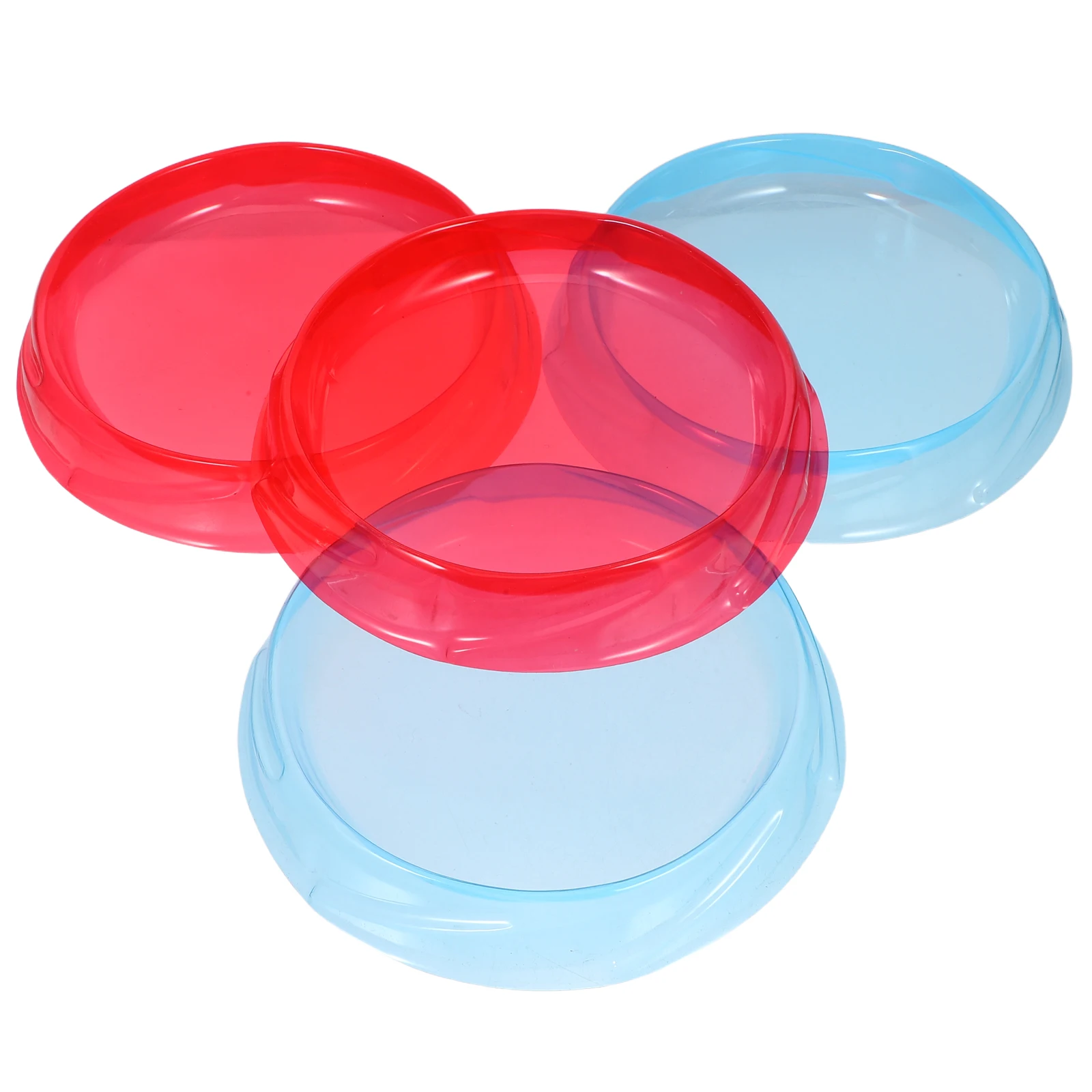 

4 Pcs Plate Toy Battling Board Funny Gyro Game Round Plastic Match Stadium Top Tray