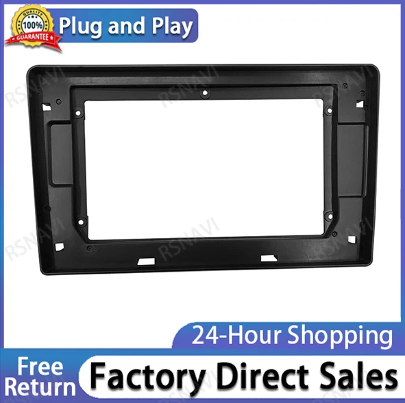 2 Din Car DVD Frame Audio Fitting Adaptor Dash Trim Kits Facia Panel 10.1inch For Wuling Hongguang V2019 Double Din Radio Player