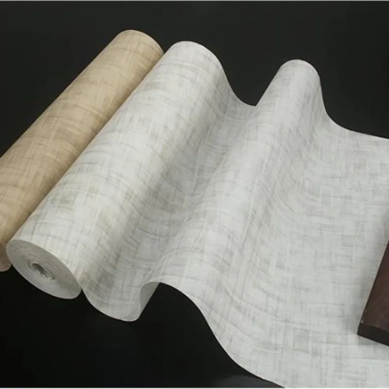 34cm x 20m Half Cooked Rice Paper Roll, Textured Long Scroll for Chinese Brush Calligraphy Practice & Creation