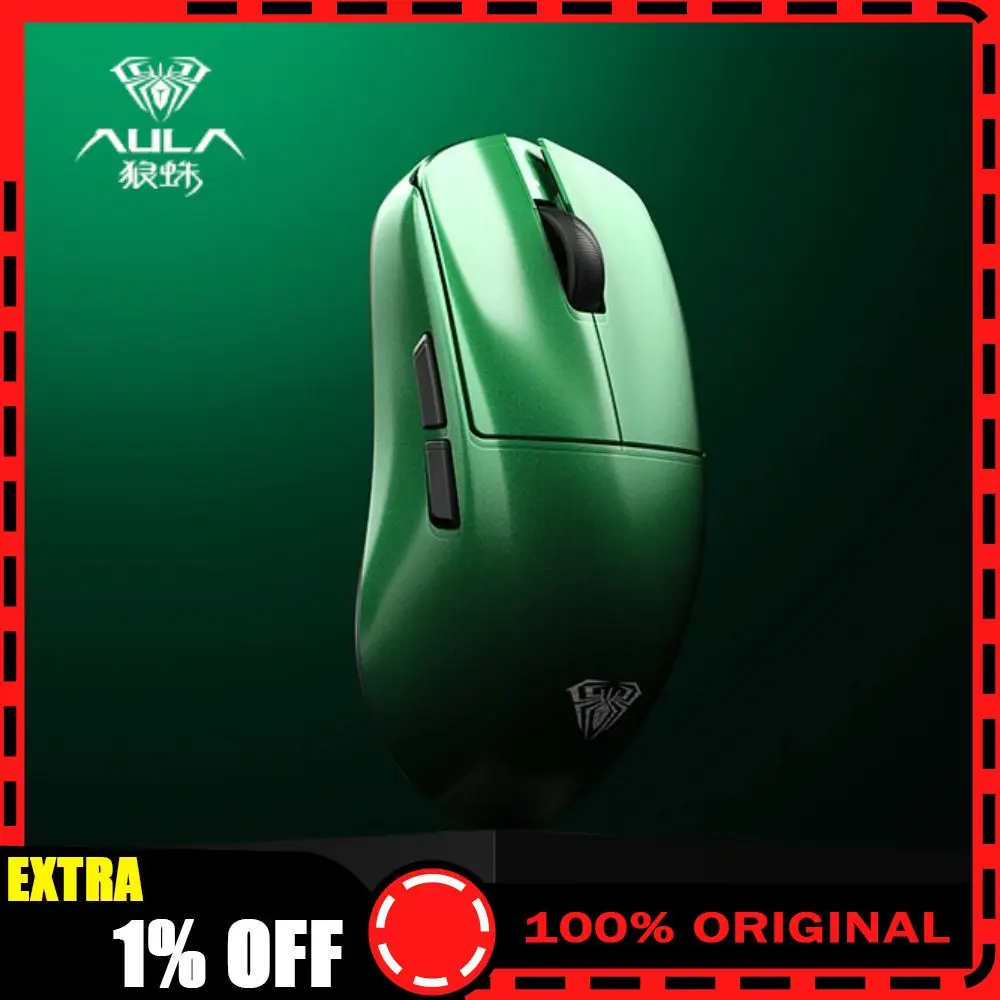 

Aula X9 Ultra Gaming Mouse PAW3950 Three-mode Wireless PAW3395 Lightweight Esports Ergonomic Mouse PC Accessories For CS Gamer