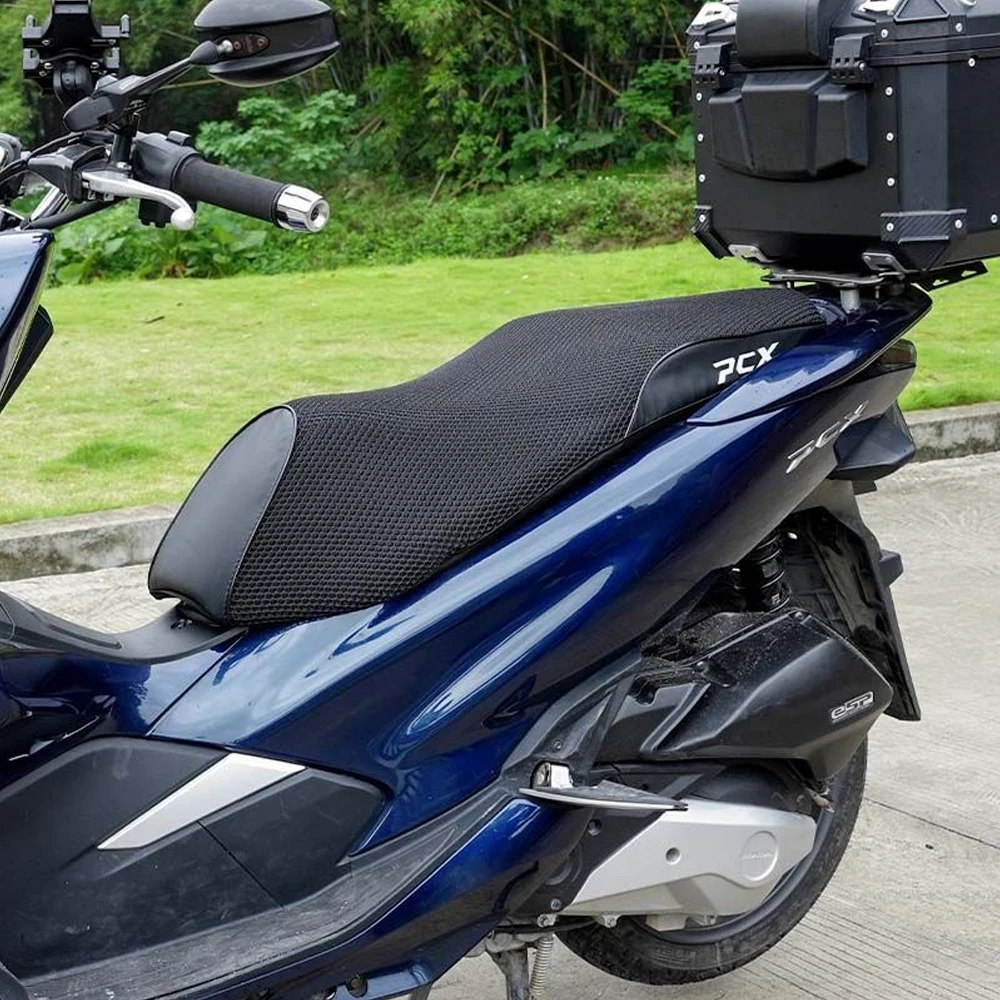 For HONDA PCX150 pcx 150 pcx150 Motorcycle 3D Mesh Sun-proof Breathable Seat Cushion Cover Heat Cover Pad