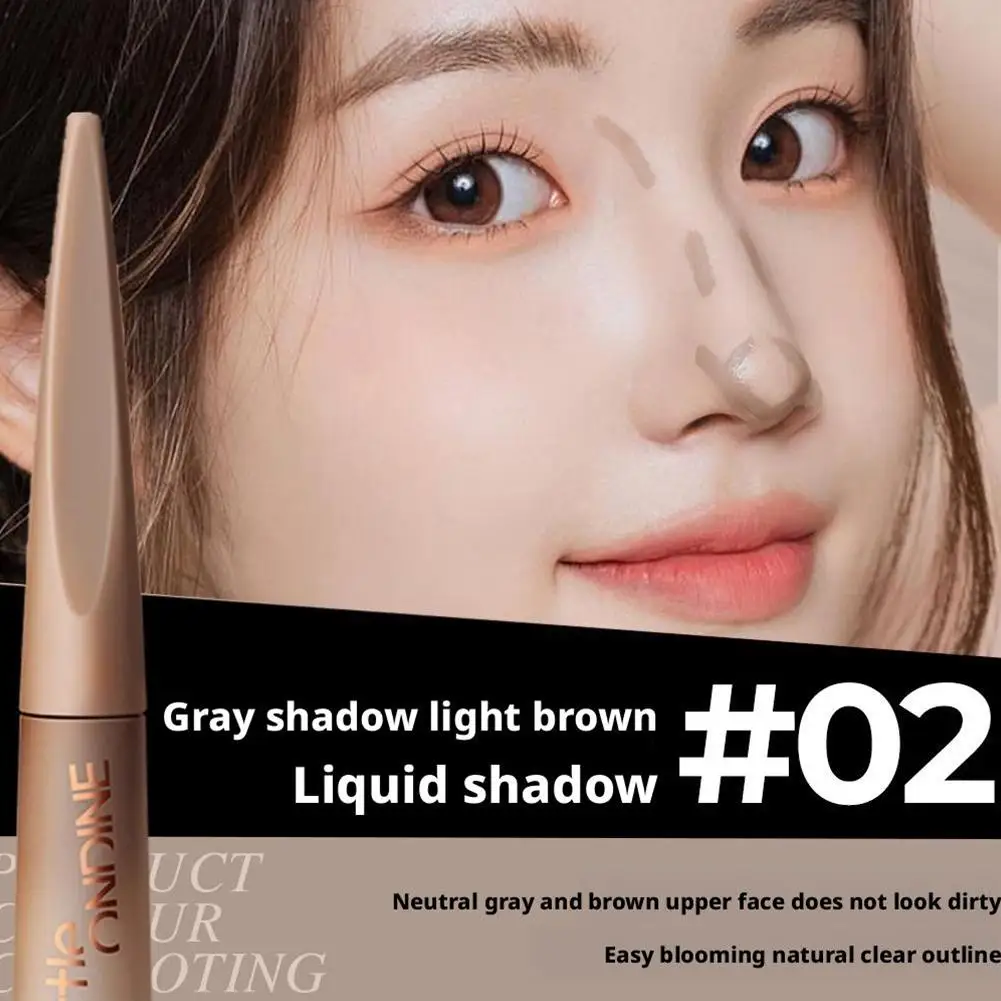 

2Colors Highlighter Contouring Fluid Face Brightening Corrector Contouring Lasting Concealer Shadow Nose Cosmetics Long Sha A9D2