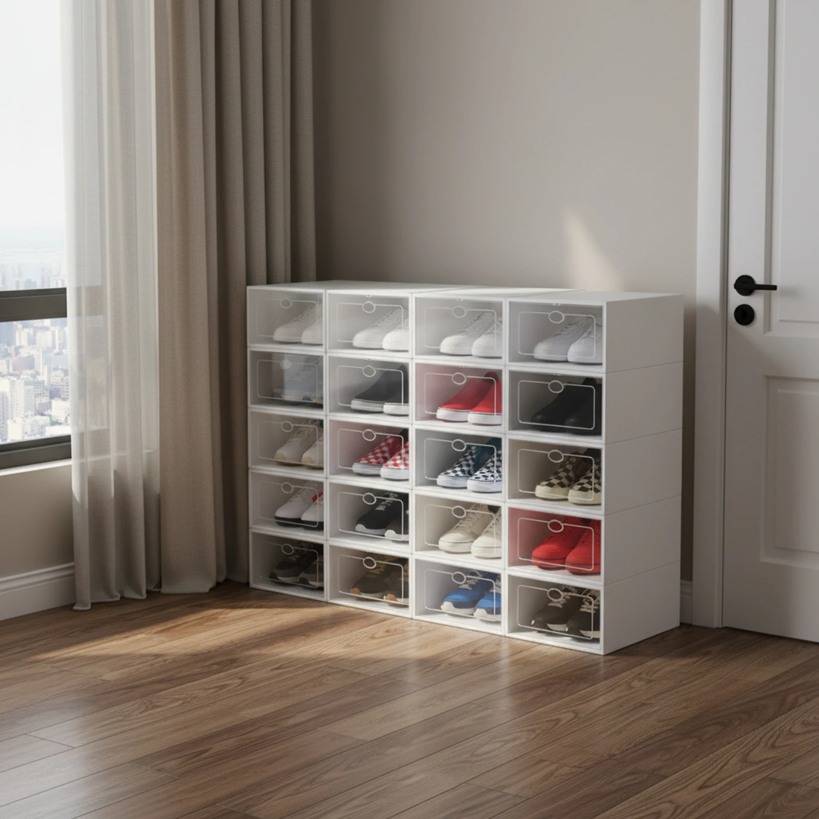 20 Stück stapelbare Schuhaufbe – Shoe Box Display Bewertung und Preis