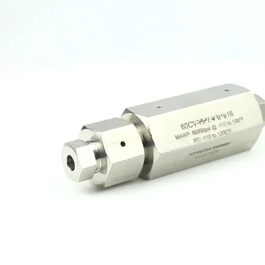 Parker Swagelok Type 20000psig 1/4 in Super ultra High Pressure Non Return Valves  Stainless Steel Autoclave Type Check Valves