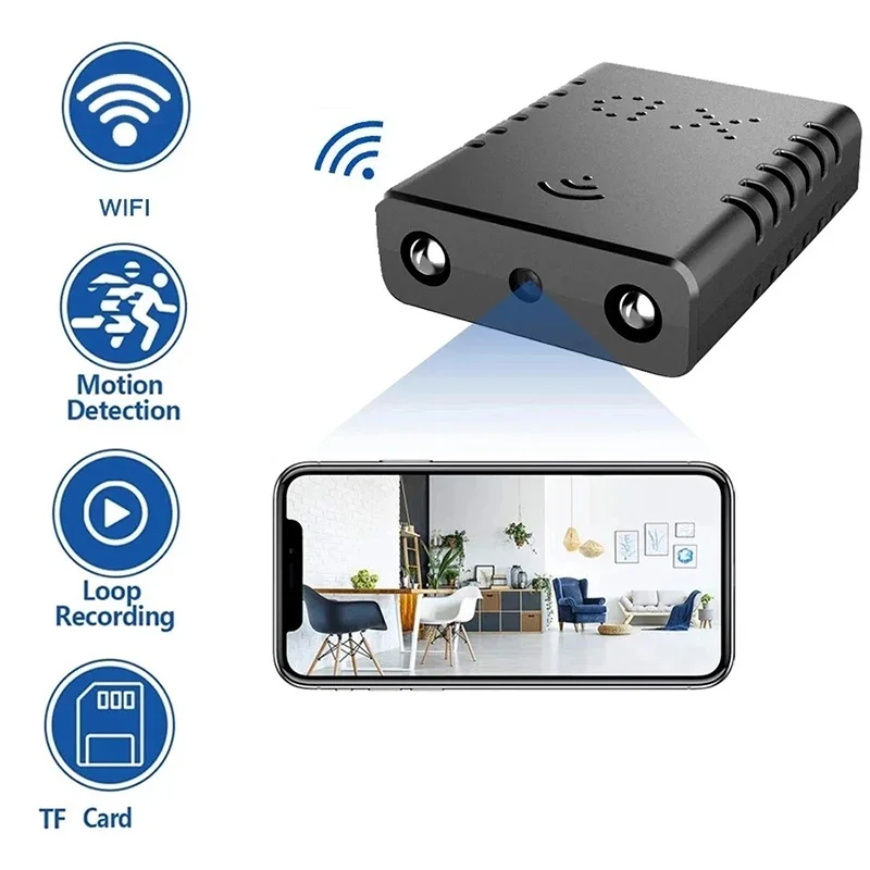 

4K Full HD WiFi Mini Camera IR Night Vision Motion Detection Micro Video Recorder Home Security Camera IP Camera DVR