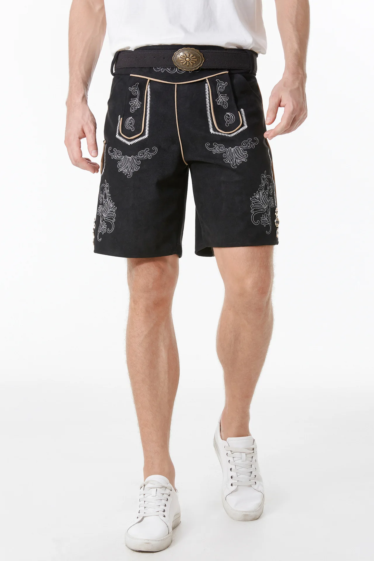 Germany Oktoberfest Munich Male Embroidered Shorts