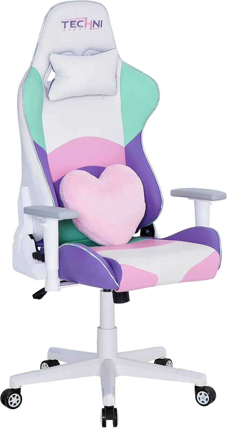 Polyurethane Fabric TS-42 Office-PC Gaming Chair in Kawaii