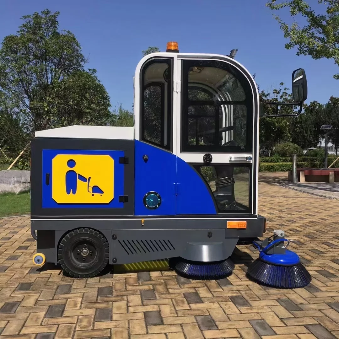 1900 Ride-On Floor Sweeper Vacuum Cleaning Equipment for Home and Restaurant Use New Condition with Motor Pump Core Components
