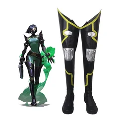 Viper Cosplay Boots Viper Over Knee Leather Shoes Custom Made Any Size for Unisex