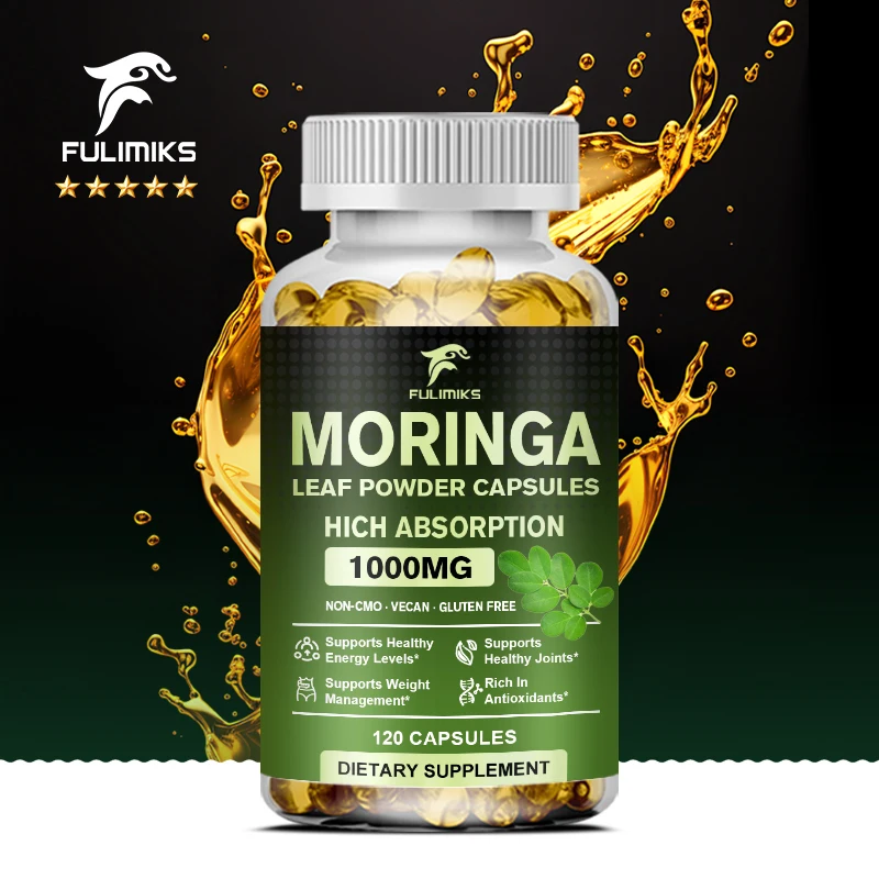 

Moringa Oil Leaf Promote Metabolism Support Weight Loss Repairs Damaged Cells Alleviates Inflammation Cardiovascular Health