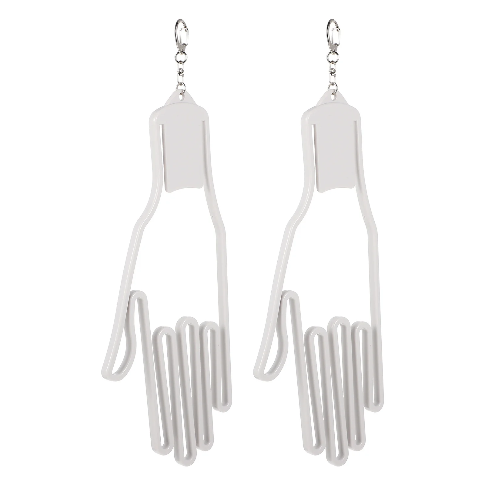 

2Pcs Golf Gloves Supporting Rack Sturdy Palm Shape Clip-on Glove Keeper Glove Drying Frame Accessories Golf Gloves Stretcher