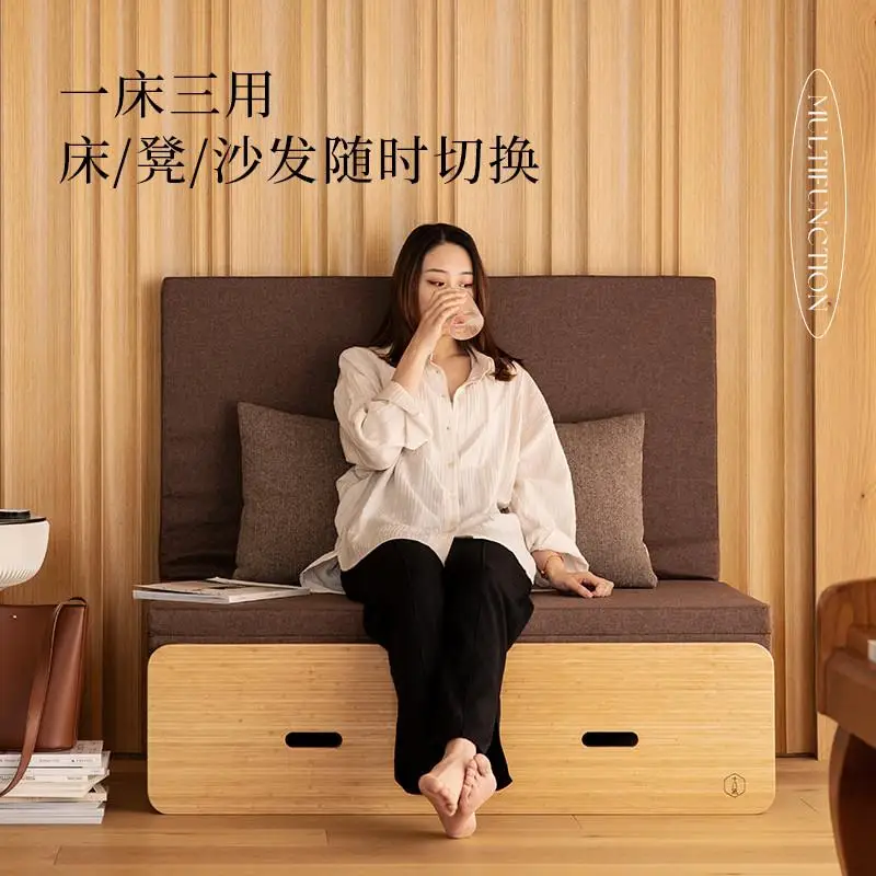 

Single Multi-Functional Invisible Office Lunch Break Retractable Organ Paper Bed Small Apartment Hidden Bed Folding Bed