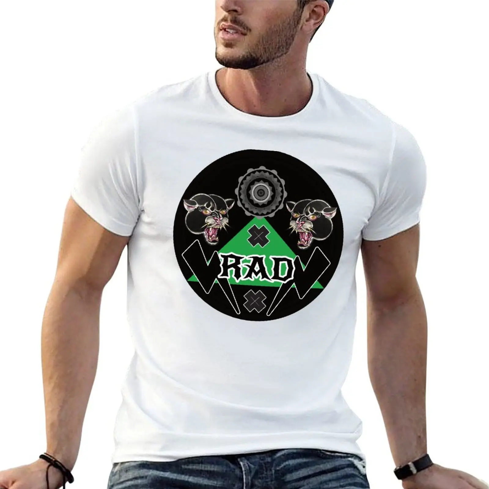 rad power bike / black runner / ebike T-Shirt luxury t-shirt vintage graphic tee T-shirts for men cotton