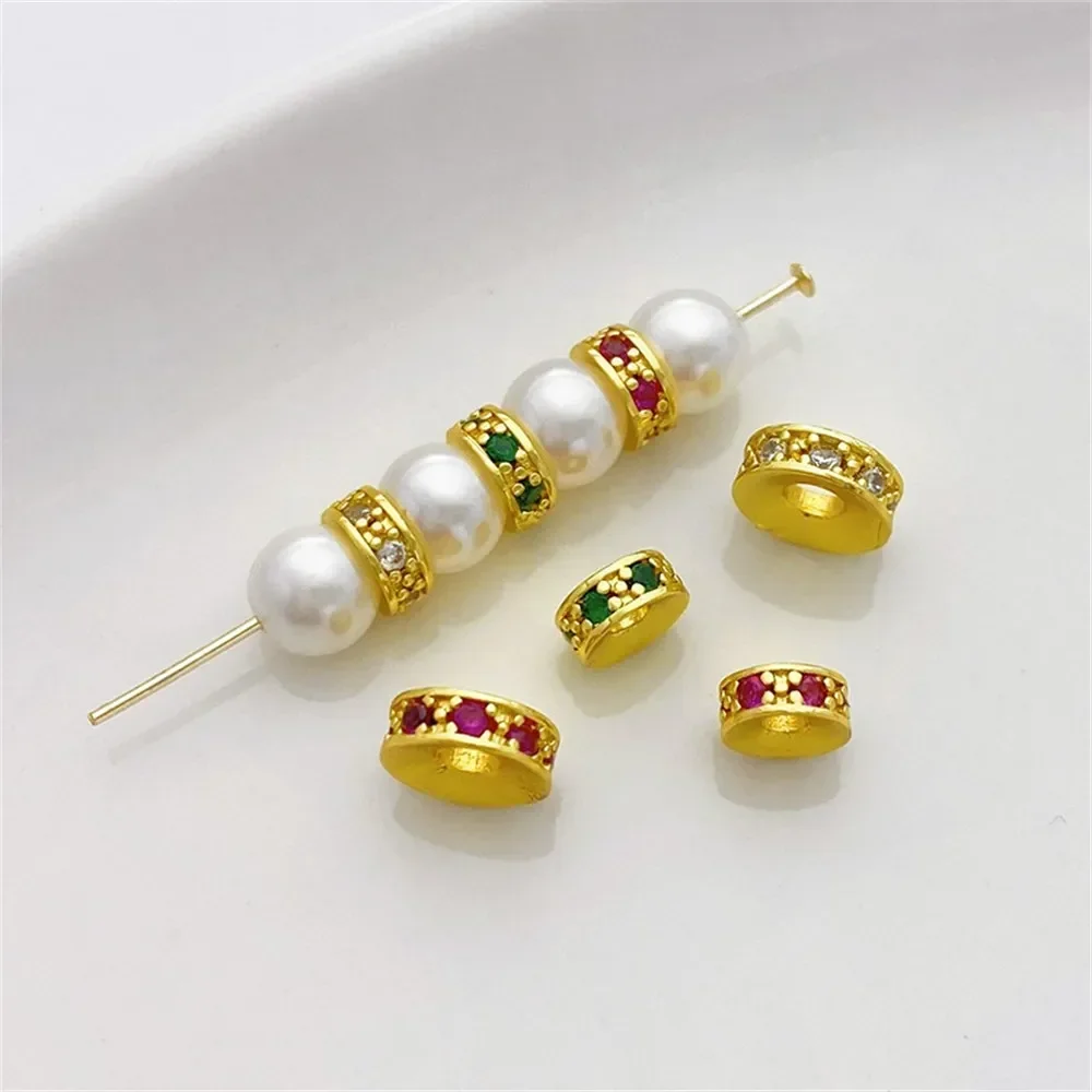 

Сумка из золота 14 карат, мир и радость, свободные бусины с рогом дракона, веревка ручной работы своими руками, браслет, ожерелье, аксессуары из ювелирных материалов