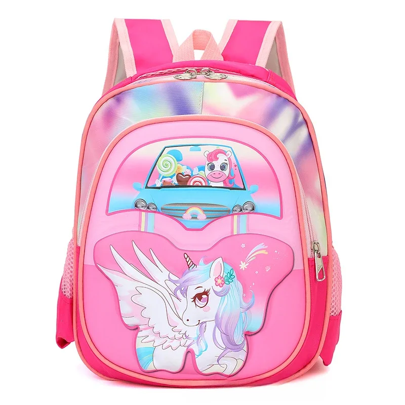 Disney Animation Frozen Cute Cartoon Princess Elsa Pattern Large Capacity Waterproof Nylon Student School Bag Versatile Backpack