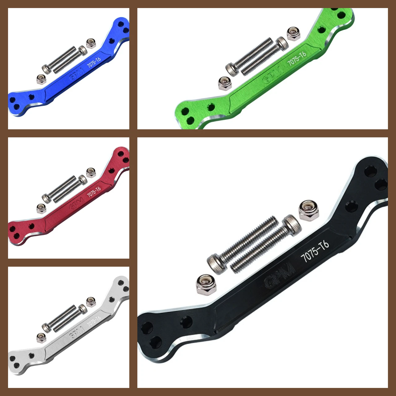 GPM Aluminum 7075 Steering Plate For TRAXXAS 1/8 Sledge Monster Truck 9546