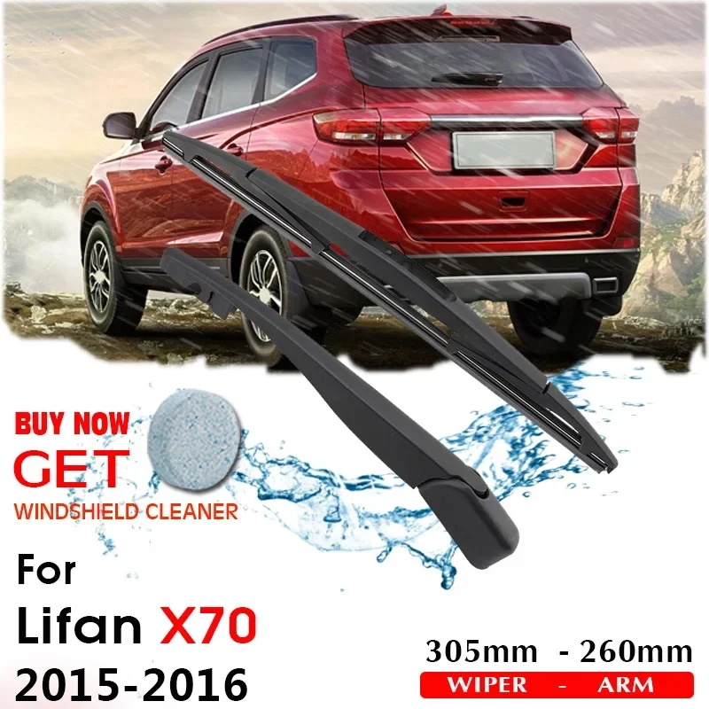 

Car Wiper Blade Rear Back Window Windscreen Windshield Wipers Auto Accessories For Lifan X70 Hatchback 305 mm 2015 - 2016