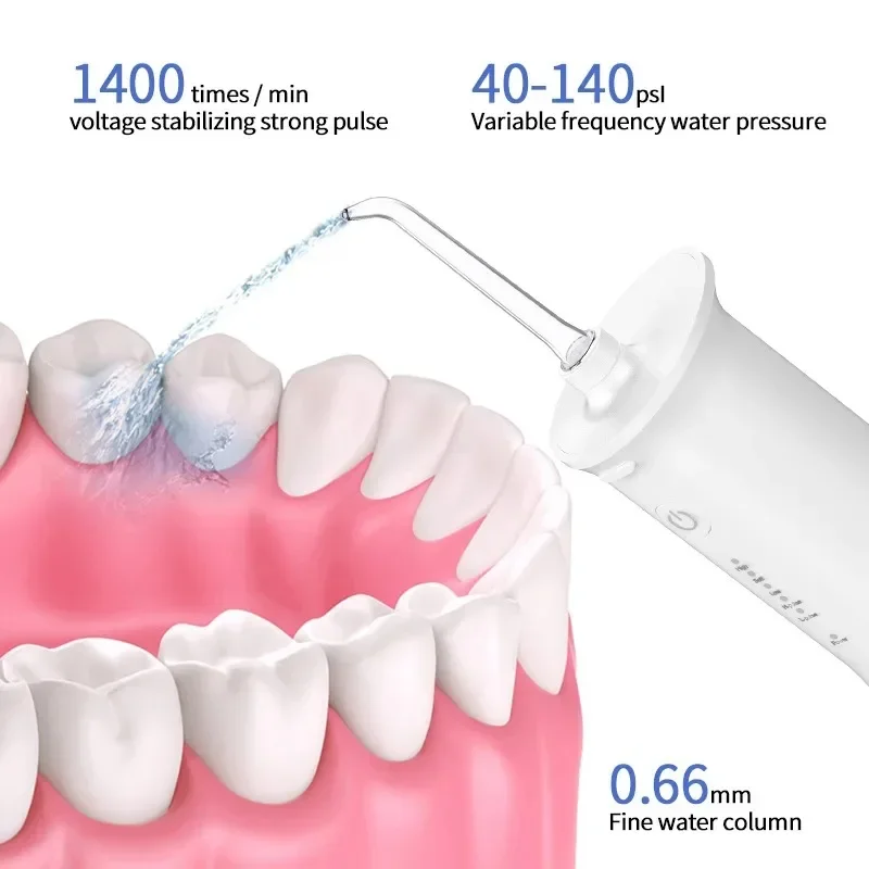 Irrigador de dente portátil, irrigador elétrico de dente, dispositivo de limpeza de água de alta pressão para remover manchas e cálculo, novo