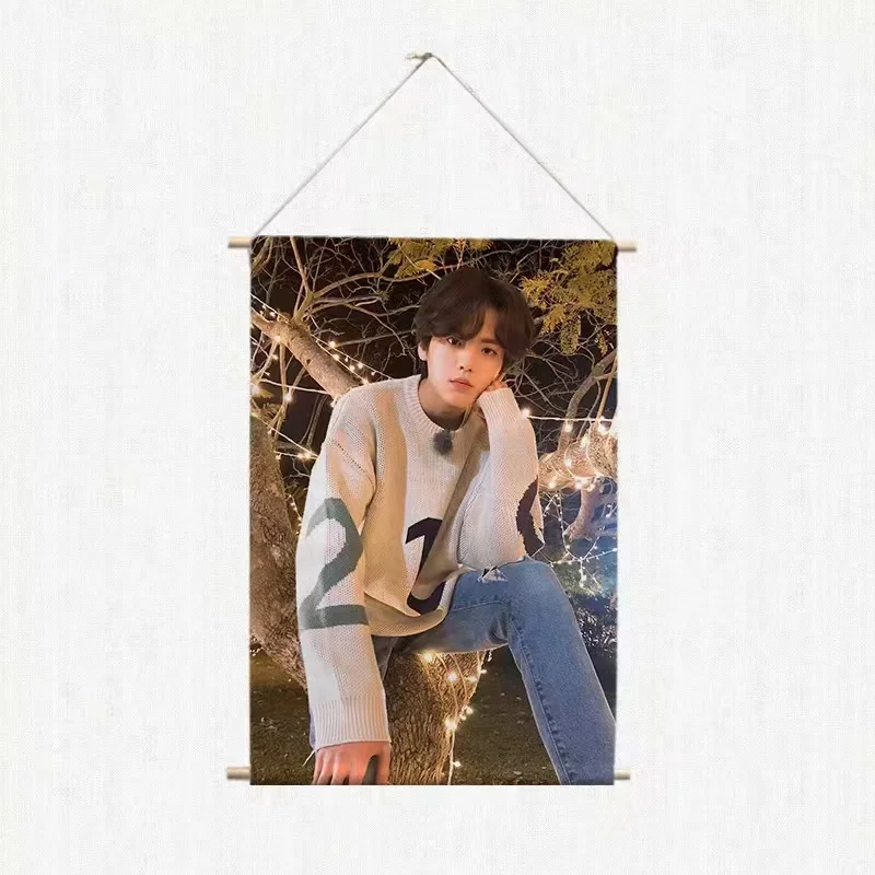 Biiiii Bi Wenjun Music Album Cover HD Poster Cloth Paintings Le Hua  Seven Son Lifestyle Photos Decor Hanging Picture Background